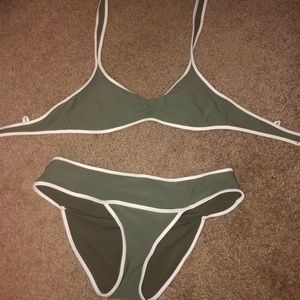 Cute green aerie bikini!
